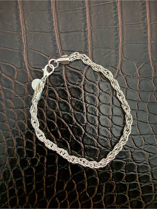 Jewelry - NEW Sterling Silver Rope Chain Bracelet